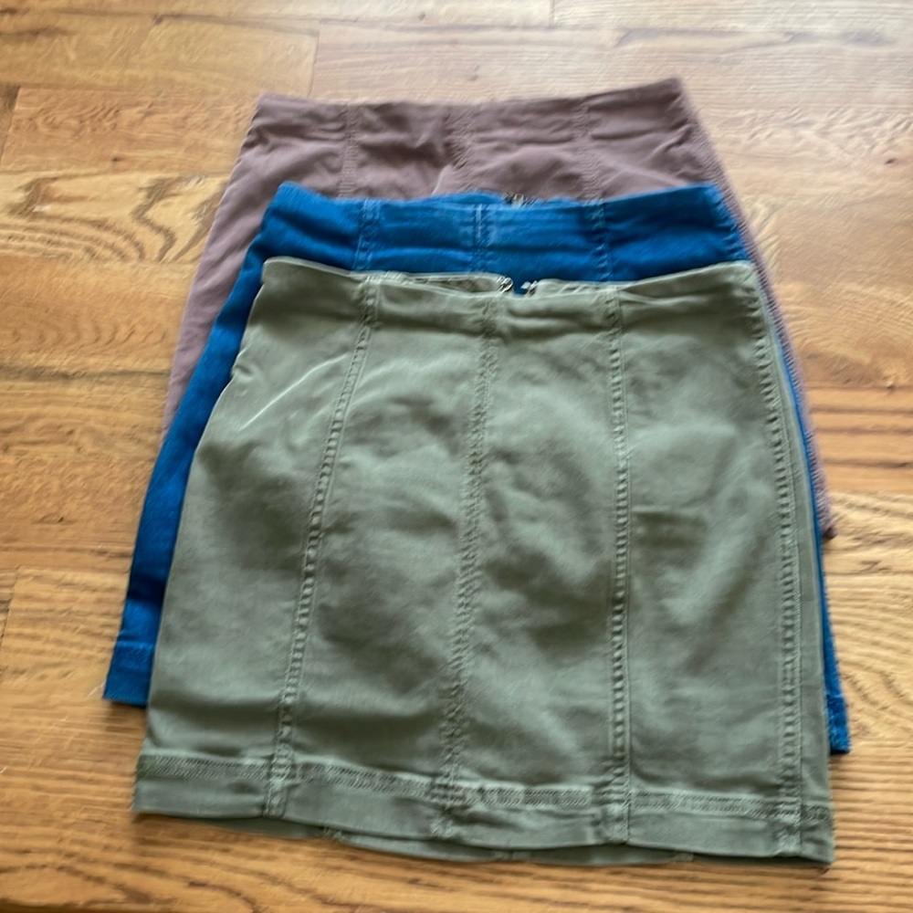 3 Free People mini skirts